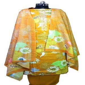 Mustard Yellow Cotton Salwar Suit Set